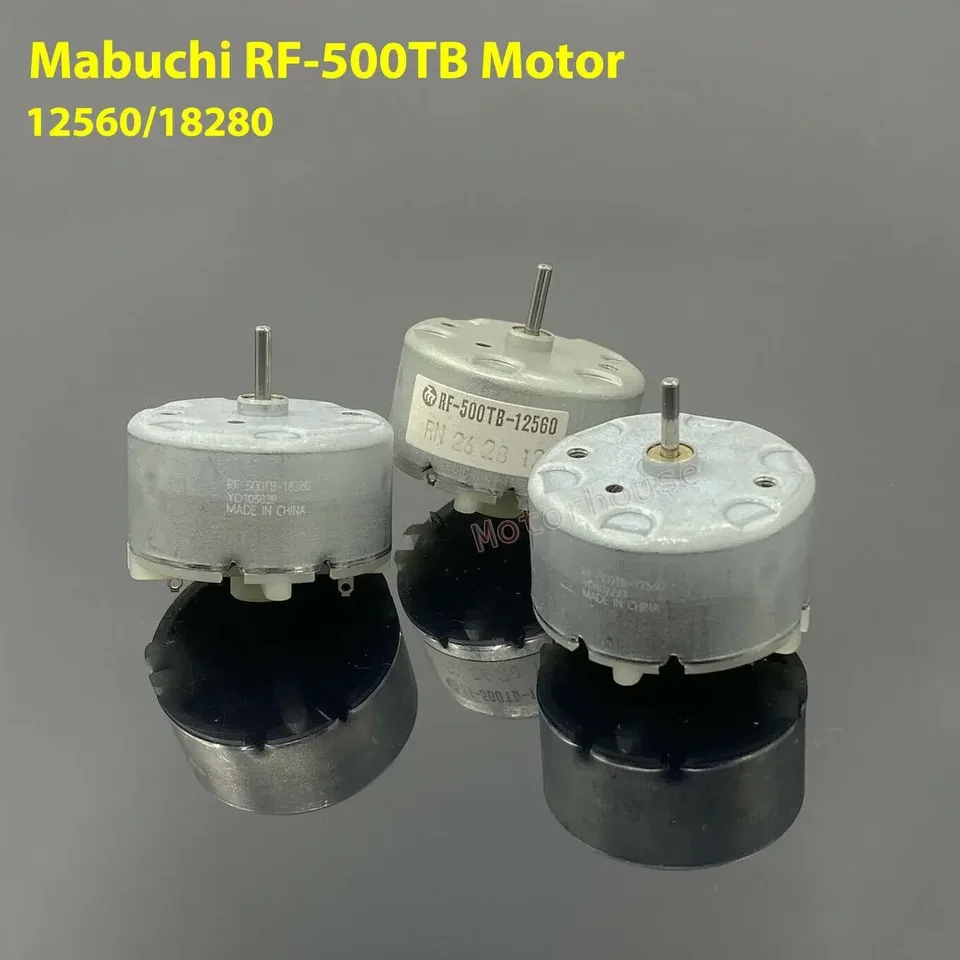 DC 6V 12V Mabuchi RF-500TB-12560/ RF-500TB-18280 Elektrický motor pre CD prehrávač/ inteligentný vodný meter