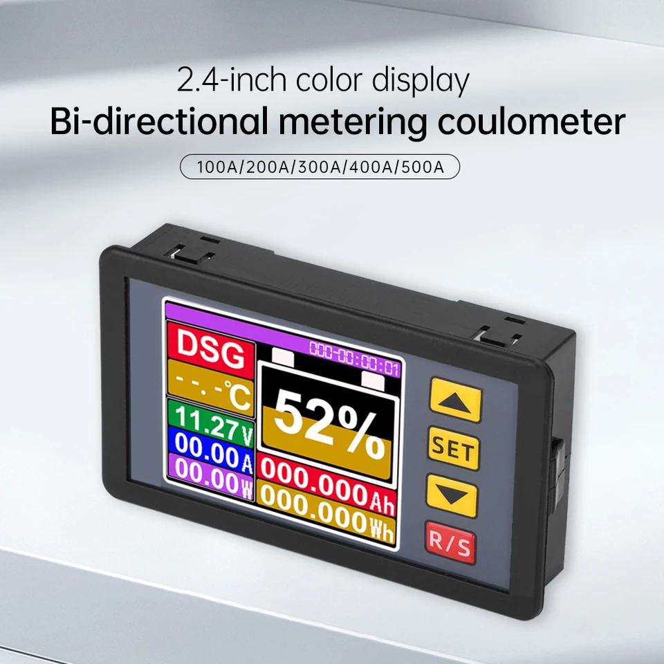 DC 7 ~ 200 V napätie Prúdový testovací meter obojsmerný prúd