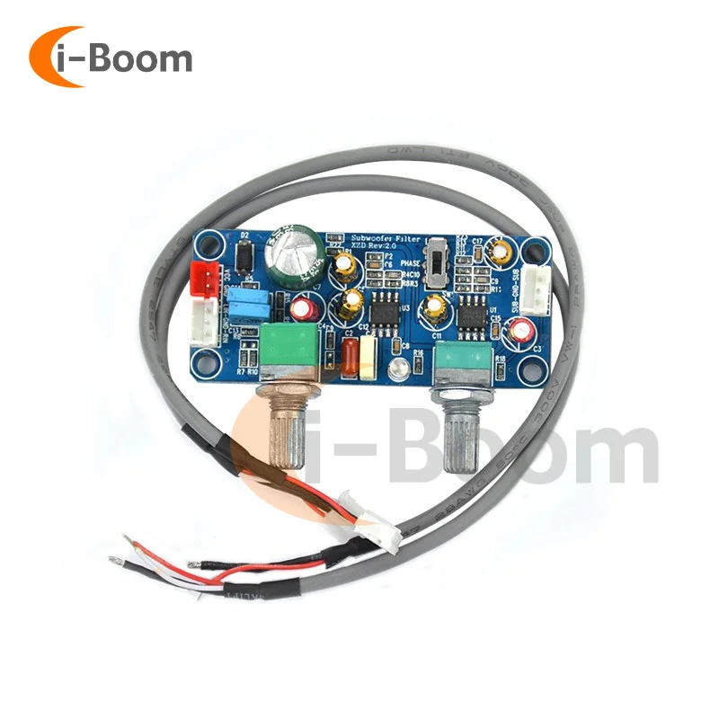 DC 9-32V NE5532 Nízky priechod aktívneho filtra Audio predzosilňovacia doska Single/Dual Channel Vstup/výstup viacstupňové filtre