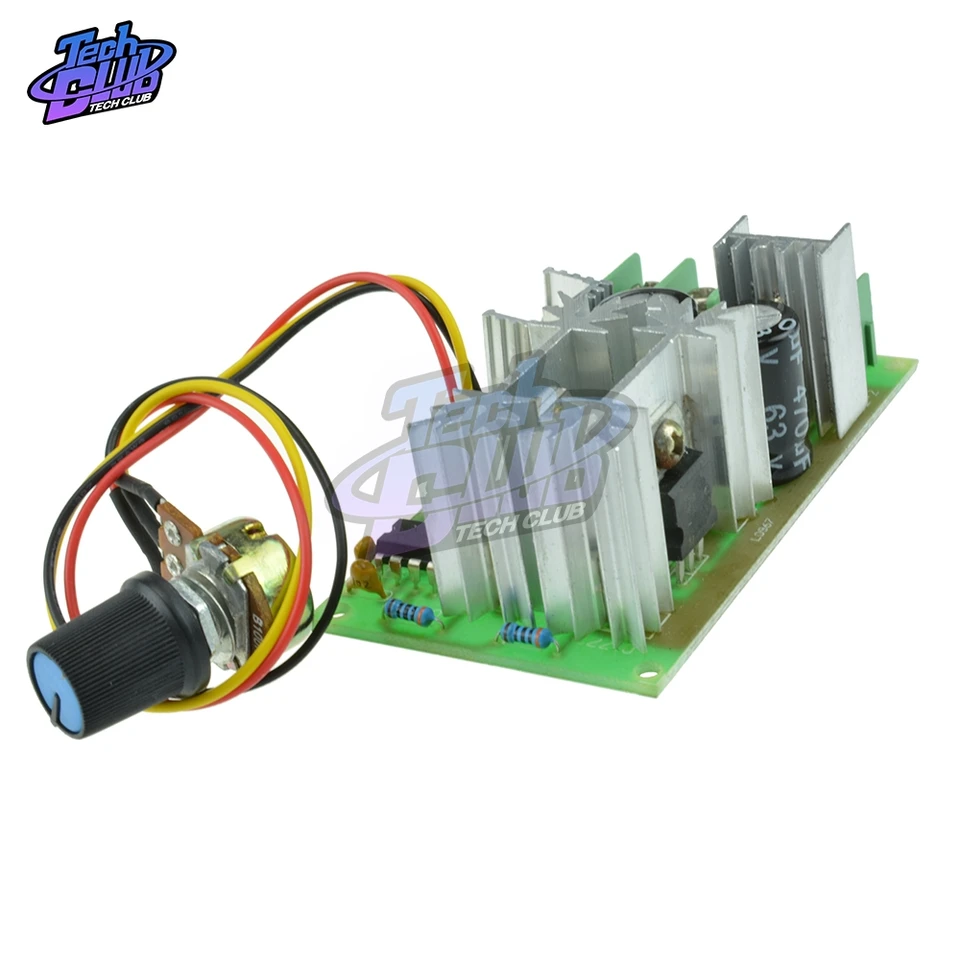 DC 9-60V regulátor regulátora rýchlosti motora PWM Spínač rýchlosti motora