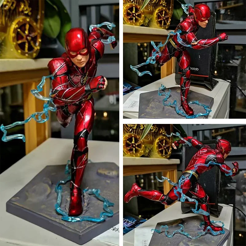 DC Justice League Run the Flash Action Figures Moveble Movie Model Desktop Ozdoby sochárske zbierky zbierka Kids Hračky Darček
