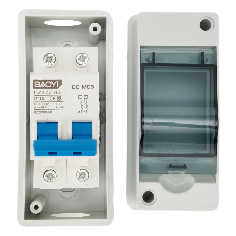 DC Miniatúrny istič 1pc istič DC500V Fottovoltaická izolačná skrinka Solárny spínač izolácie Solar