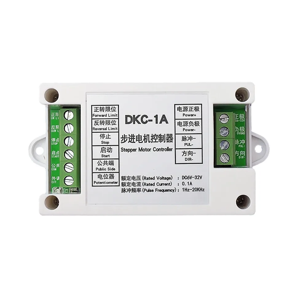DC Priemyselný krokový riadiaci motor Motor Motor dopredu a spätný ovládač Servo Pulz generátor Potentiometer guvernér