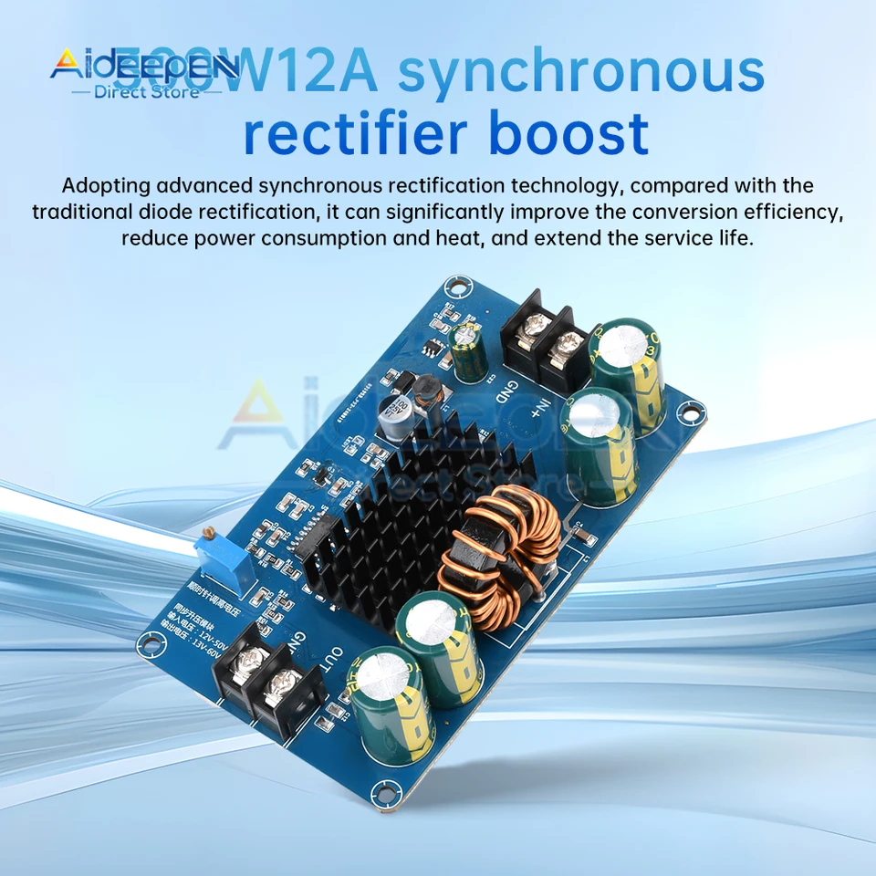 DC regulovaný napájací zdroj 300W 12A DC 12-50V až DC 13-60V Krokové napätie Rectifikačné konštantné napätie Zosilňovač