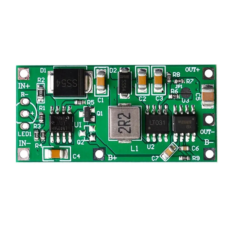 DC UPS 5V 12V 15W Neinterrupovaný nabíjací modul 18650 Litium Battery Zosilňovacia doska