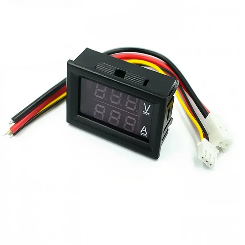 DC0-100V LED DUAL DIUL DISPITS DIGITÁLNE VOLTMETER, ČERVENÉ A BLUE 10A DSN-VC288, RED a RED 100A