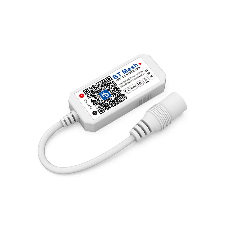 DC5V-24V Mini Bluetooth Networking RGB LED Dimmer Wireless Controller Mobile Intelligent App Operátor