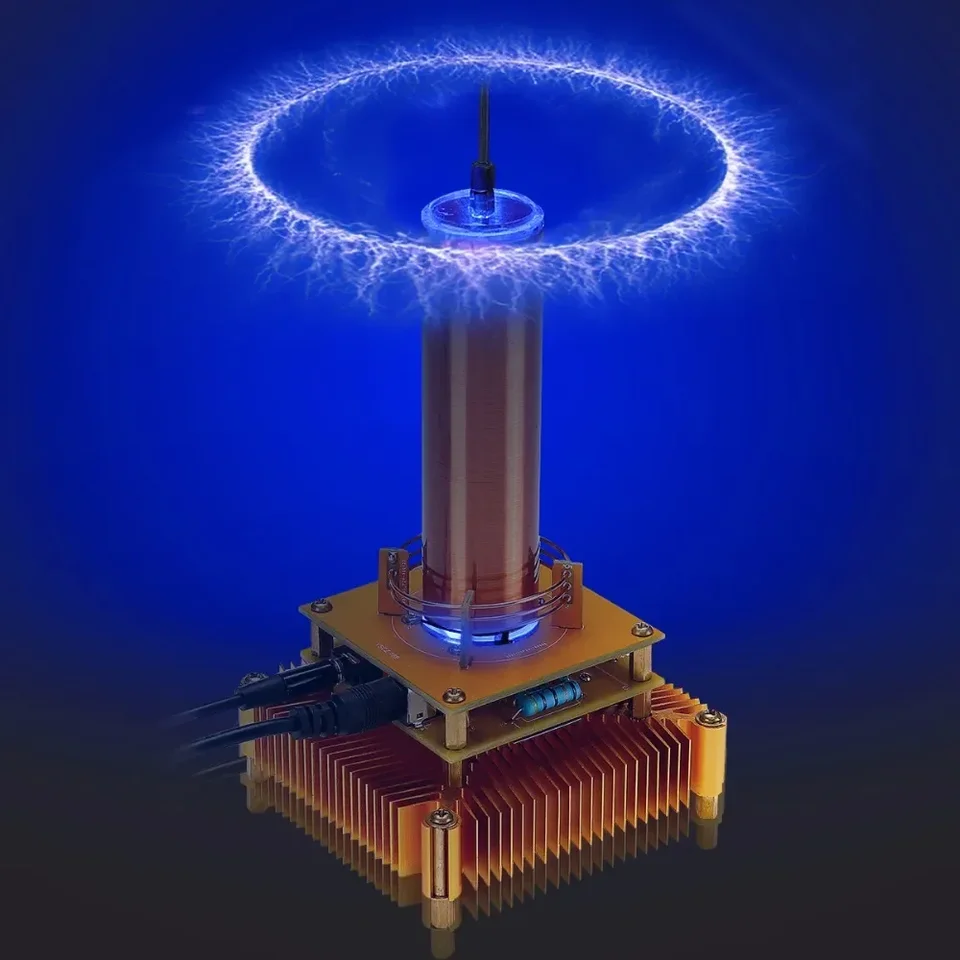 DC8-32V Tesla Coil Arc US/EU Plug Arc Plazma reproduktor Wireless Prenos bezdrôtové osvetlenie pre vedecké vzdelávanie
