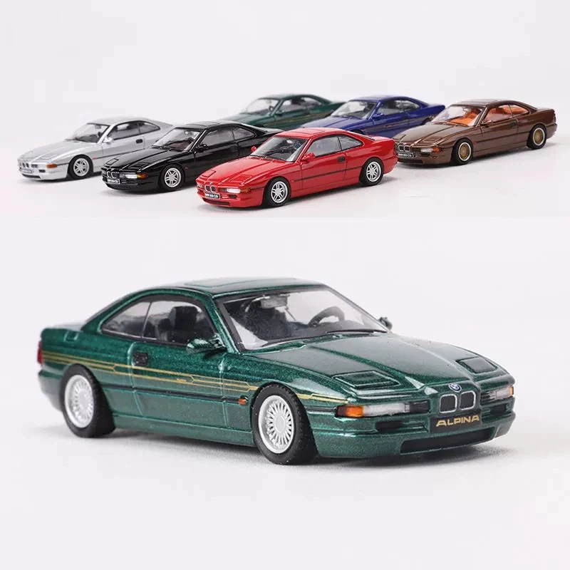 DCT 1/64 BMW 850 CSI Car Metal Zliatina Diecast Kids Autom Boy Darček Darček vianočná zbierka ozdobná hračka
