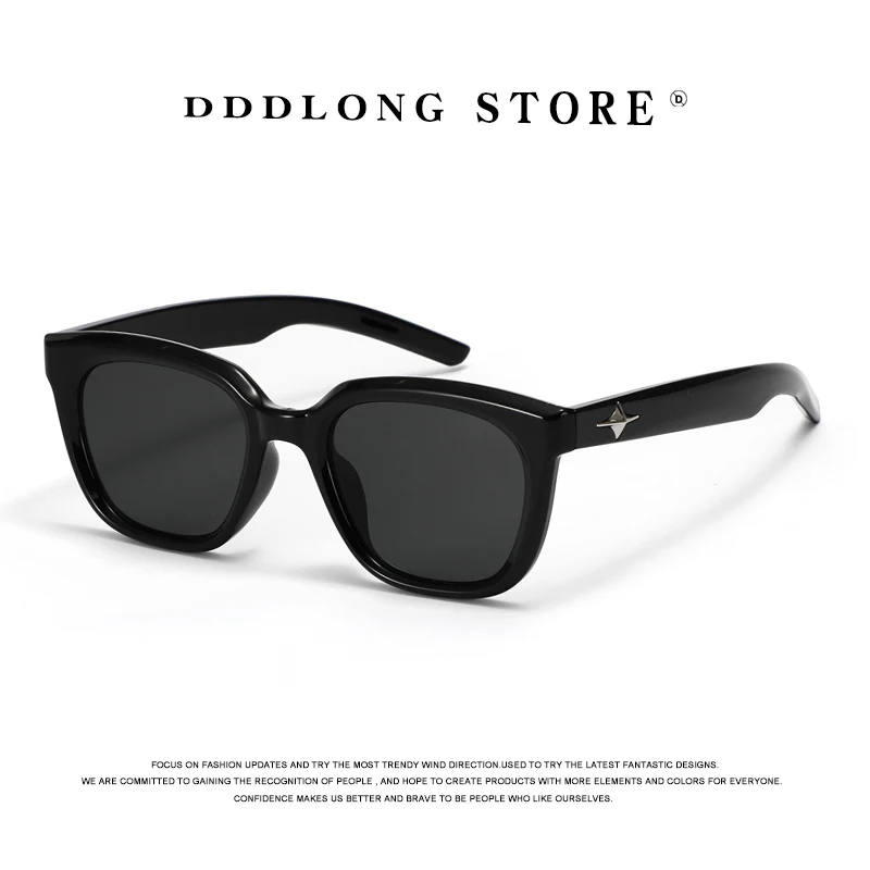 Dddlong Retro Fashion Square Slnečné okuliare Ženy Men Men Sun Glasses Classic Vintage UV400 Outdoor odtiene D329