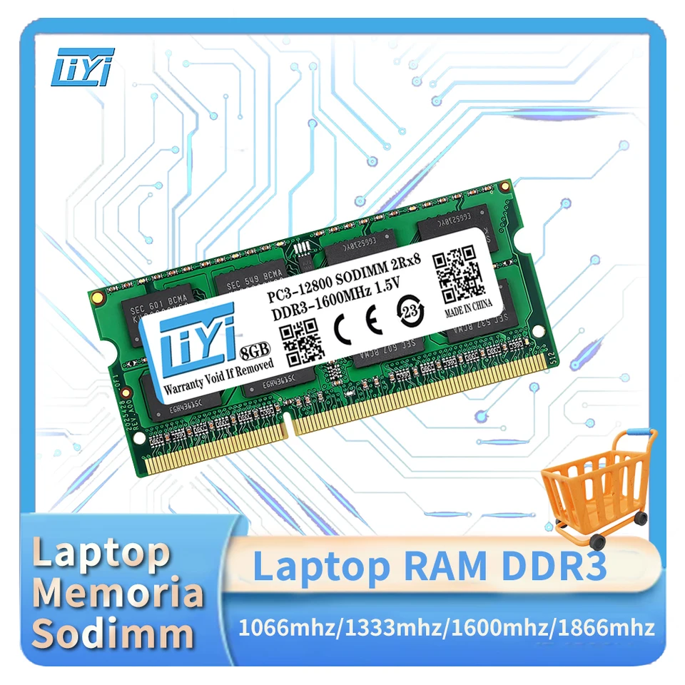 DDR3 NB RAM 4GB 8 GB 16 GB 32 GB 64GB 1066 1333 1600 1866 MHz PC3 14900 12800 10600 8500 1,5V LAPTOP MEMORE0 MEMORIA RAM DDR3 8 GB