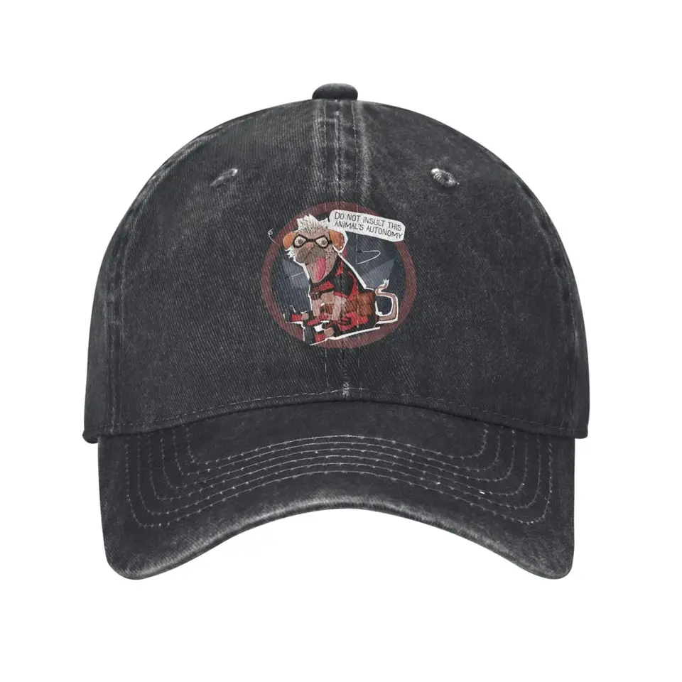 Deadpool & Wolverine Dogpool Neurážte baseballovú čiapku klasický džínsový džínsový džínsový umytý hlava unisex darčekové klobúky čiapky