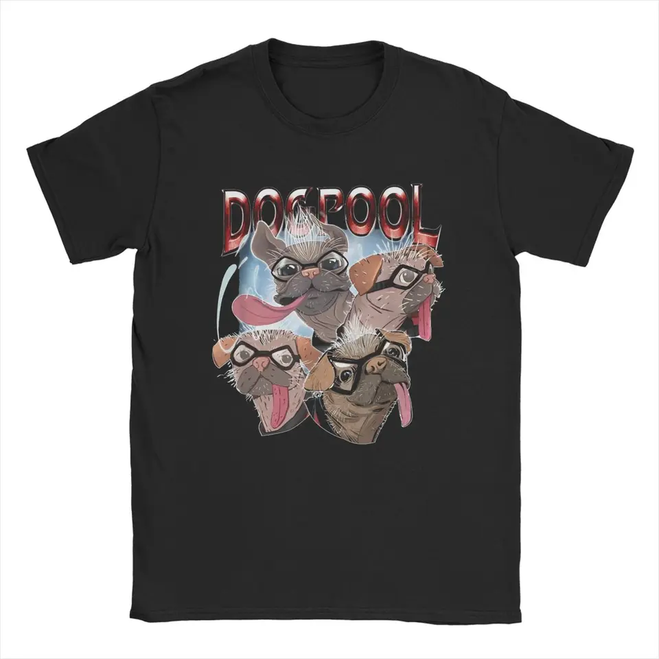 Deadpool & Wolverine Dogpool Tričky Tričko mužov hrdina Novinka bavlnená tričko s krátkym rukávom tričko Nový tovar