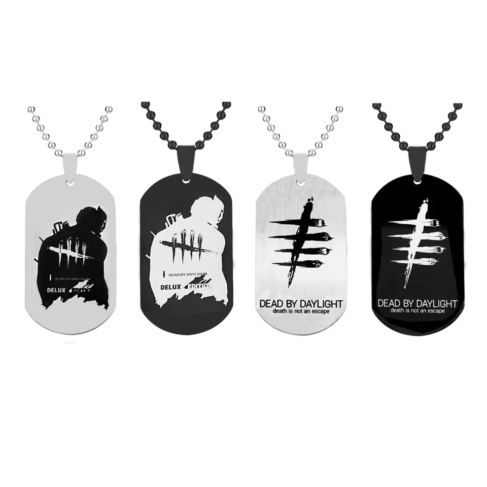 Deads by Daylights Classic Symbol Symbol Cltkless Ocen Titán Army Odznak prívesok reťaze náhrdelník pre chlapcov