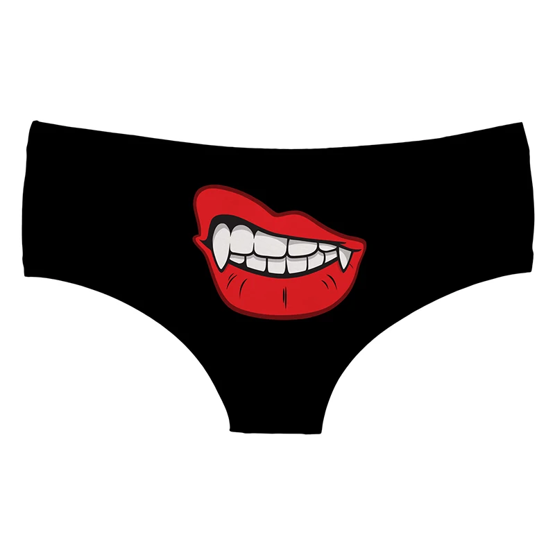 Deanfire Girls Bite Letters Tlač super mäkké sexy spodné prádlo ženy Kawaii Krásne nohavičky Push Up Briefs