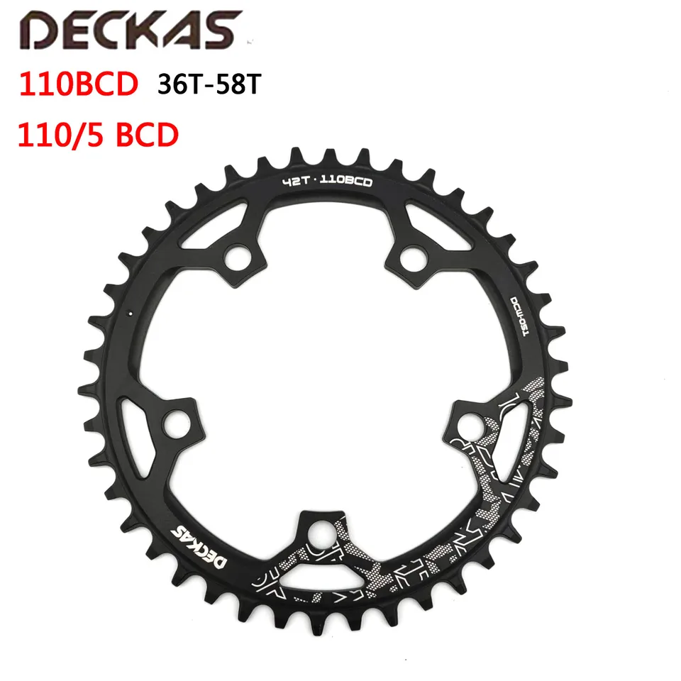 Deckas 110/5 BCD 110BCD Cesta Bike úzky široký reťaz 36T-58T Bike Celewheel Forshimano SRAMS Kúchky na bicykli