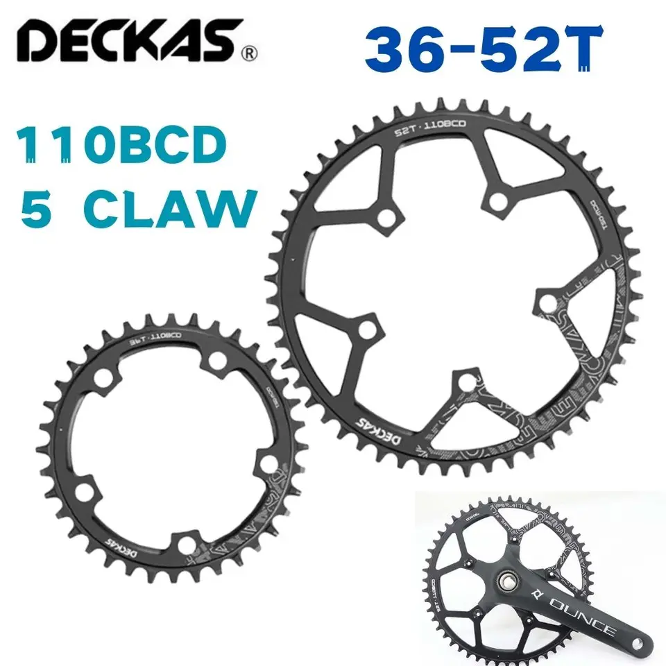 Deckas 110BCD 5 CLAW ROAD BIKE ZOBRAZENIE ŠPEČENSTVA 36T-52T BICKYCLE CHELELE FORSHIMANO FORSRAM KRIČKY