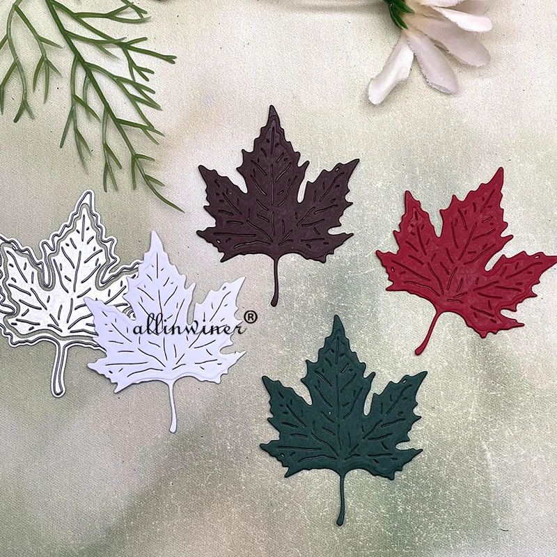 Decoration Maple Leaf Decoration Metal Cutting Dies Stencils Die Cut for DIY ScrapBooking Album Razenie