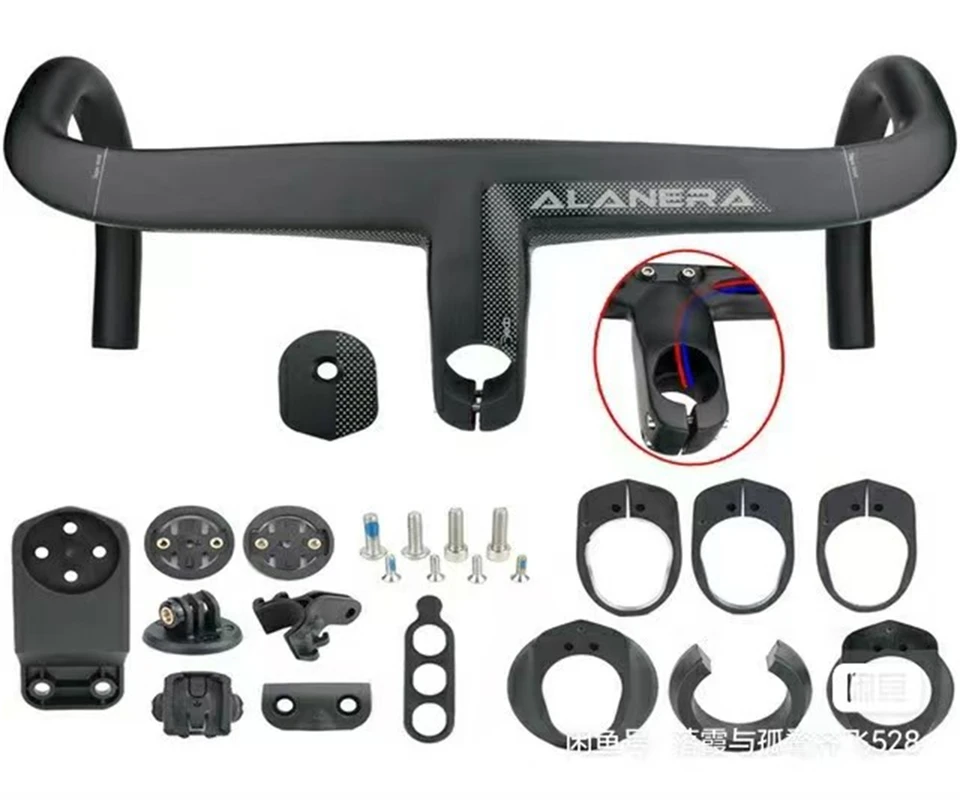 Deda-road Bike Parts, plné uhlíkové vlákna, integrovaný model, montáž rukoväte, úplné vnútorné zapojenie,