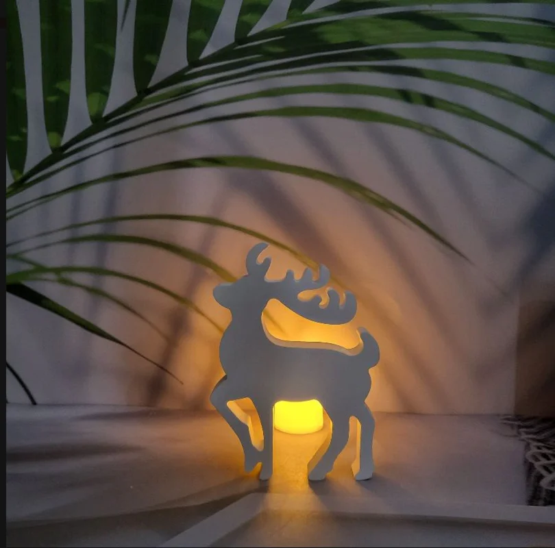 Deer ornament dekorácia sadry
