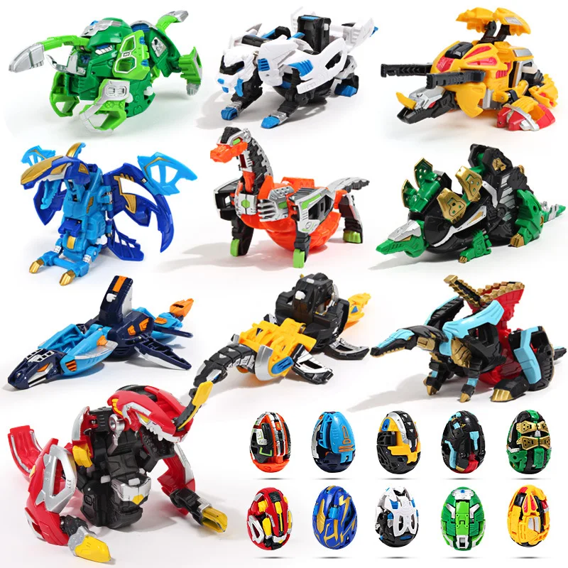 Deformácia Dinosaurus Eggs Automatická transformácia hračiek Originálne karbot vaječné chlapci Dievčatá robot robot tyrannosaurus pterodactyl hračky veľkoobchod