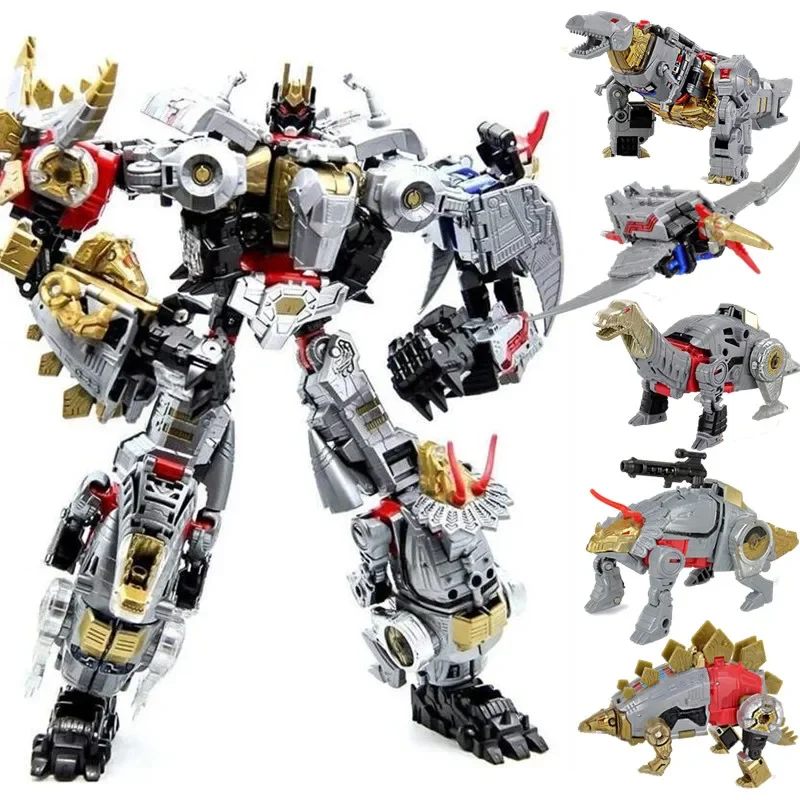 Deformácia šelma roboty hračky dinobot kombinácia dinosaurus Dinoking Zhromaždený megazord grimlocks trosky snarl kal