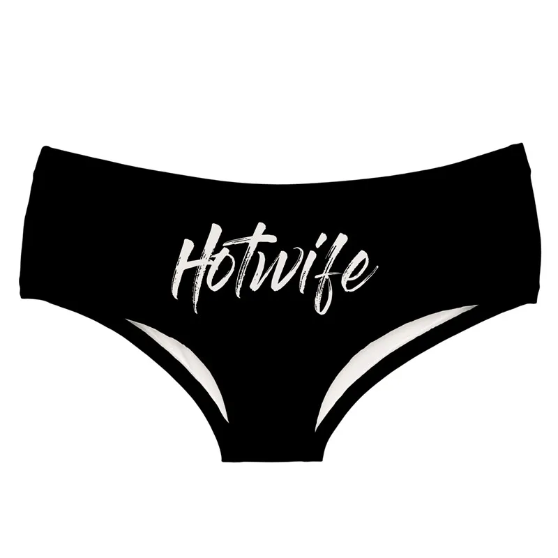 Dekanfire super mäkké 3D nohavičky Underwear Women Women Hotwife Funny Print Kawaii Push Up Sexy Briefs