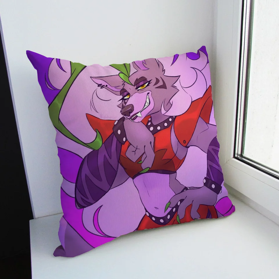 Dekoratívne vankúšové krytie FNAF Krátky plyšový vankúš 45*45 Couch vankúše vankúše Domáce dekorácie puzdro 45x45 vankúš
