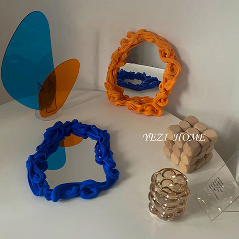 Dekoratívne zrkadlo DIY Light Clay Blogger