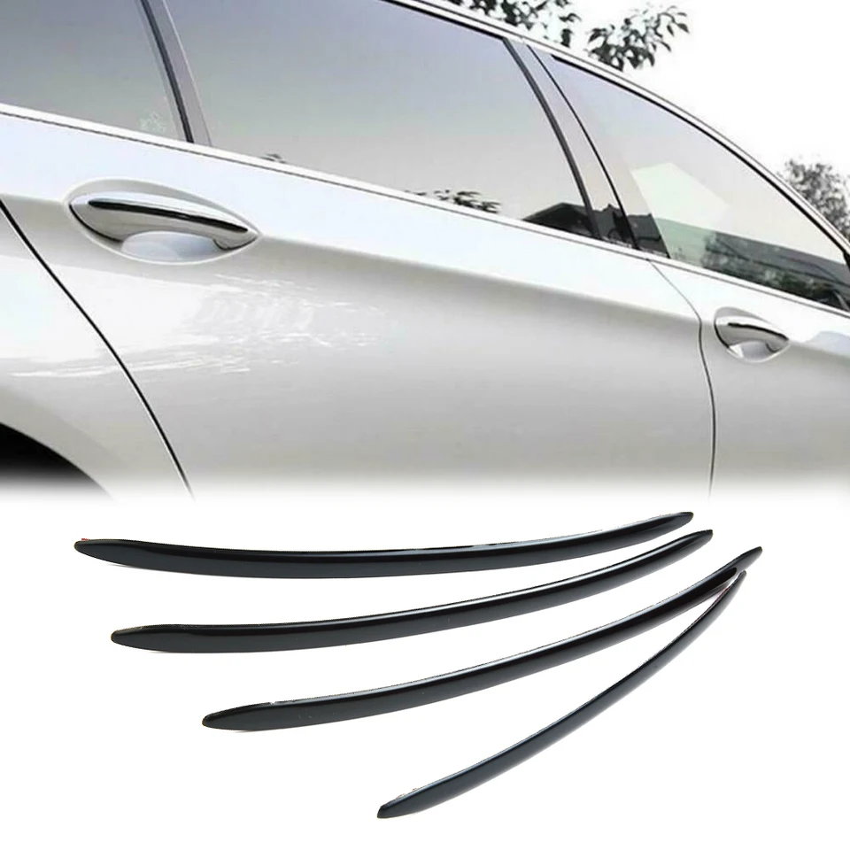 Dekoračné dvere rukoväte Vonkajší vonkajší pre 11-17 pre BMW 5 Series F10 F18 F11 Stripe 4 PCS Príslušenstvo