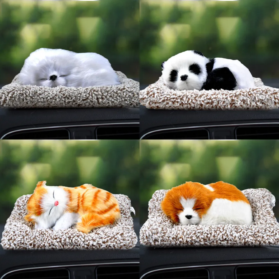 Dekorácie automobilu psa panda doplnky na autá Doplnky okien Centrum Console Roztomilé zvieratá Doll Car Interiér automatické palubné dosky cool dekorácia