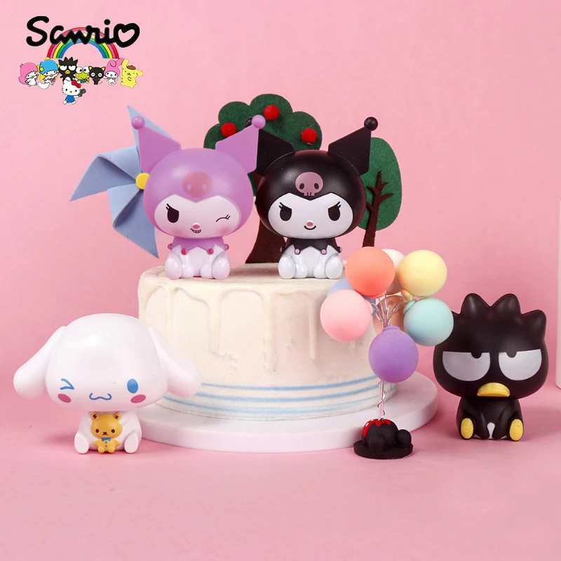 Dekorácie tortu miniso sanrio kuromi cinnamoroll Pachacco Anime cartoon narodeninová torta topper