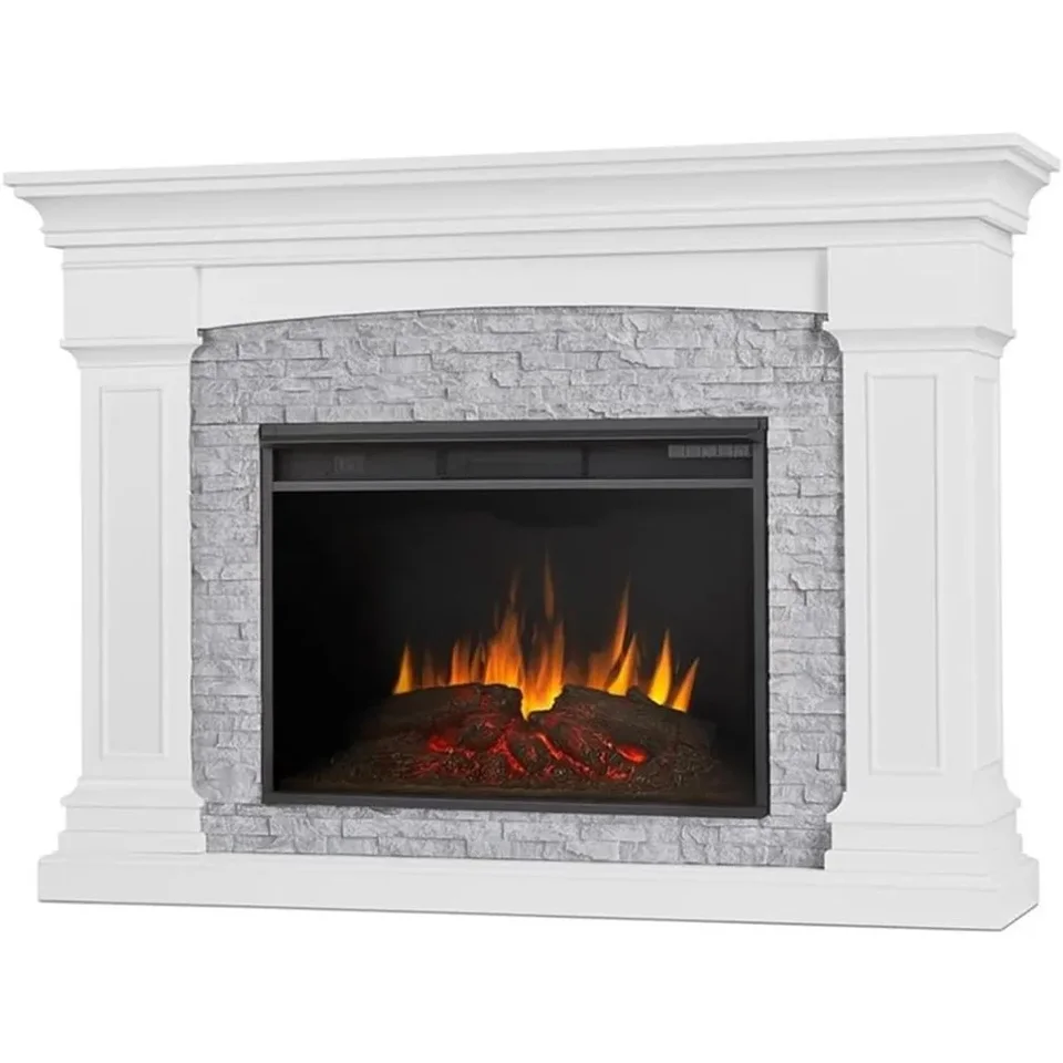 DeLand Grand Electric Indoor Krb s diaľkovým ovládaním, realistický infračervený krb s ohrievačom