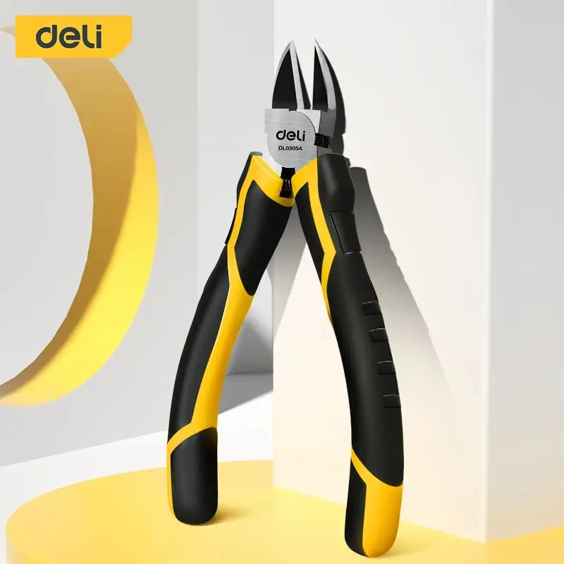 Deli 5 palcov 6 palcov Univerzálne plastové plasty mini diagonálne kliešte multifunkčné hardvérové ​​ručné náradie elektrotechniky s drôtom