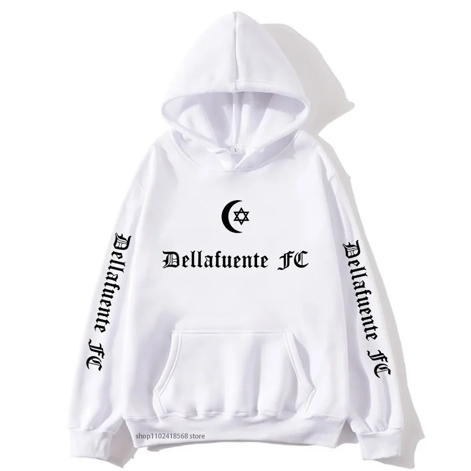 Dellafuente fc mikina Ženy módna hip hopová mikina ženská harajuku streetwear mužov oblečenie ženské kapucňu nadmerne veľké dievčatá