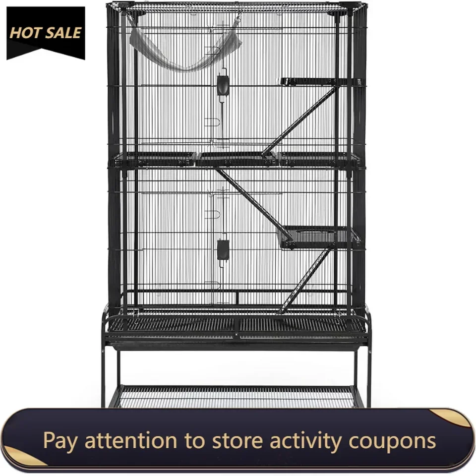 Deluxe Critter Cage 484B pre príslušenstvo pre papagáje pre klietky Black Love Bird Hračky klietky | -f- | Domy a ploty Hummingbird Budgie