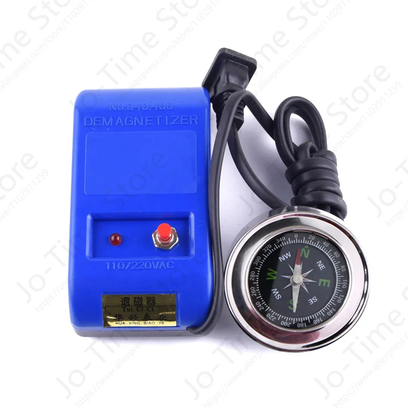 Demagnetizačný nástroj s demagnetizáciou 2pcswatch a kompas Mechanické sledovanie Magnetizácia Čas C Eliminujte magnetizmus tui ci qi