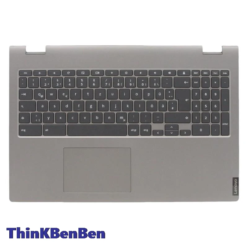 Demecká minerálna šedá klávesnica Horný puzdro Palmrest Shell Cover for Lenovo Chromebook C340 15 5CB0U43719