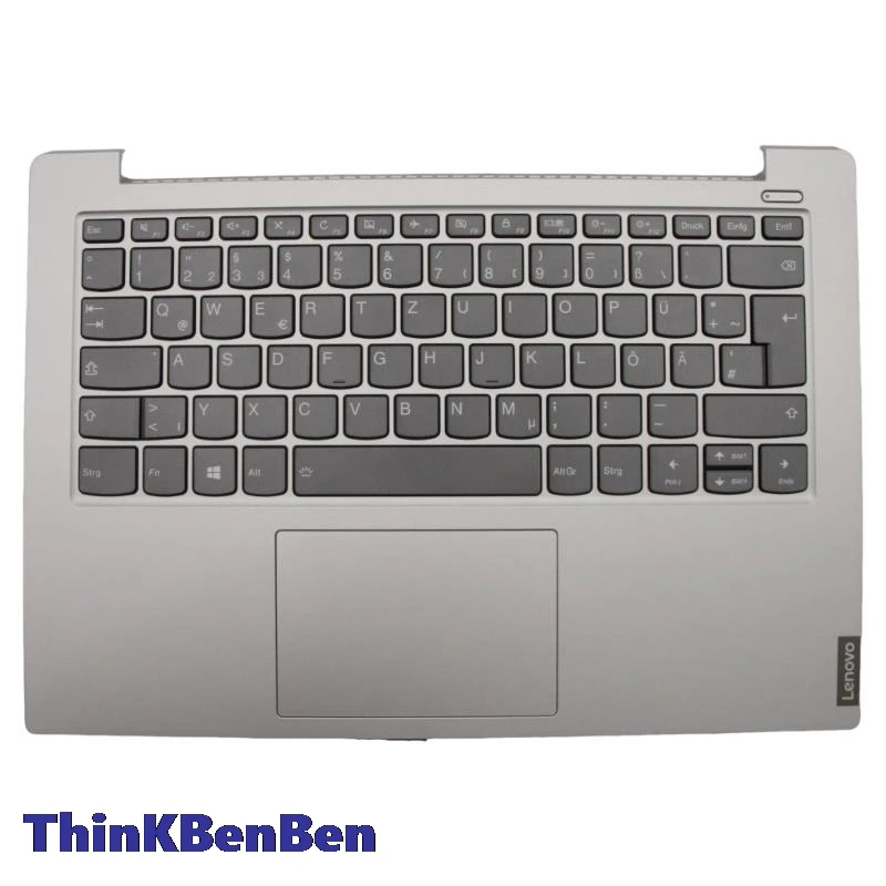 Demecká platina šedá klávesnica Horný puzdro Palmrest Shell Cover pre Lenovo IdeaPad S340 14 14IWL 14API 14IIL 14IML 5CB0S18543