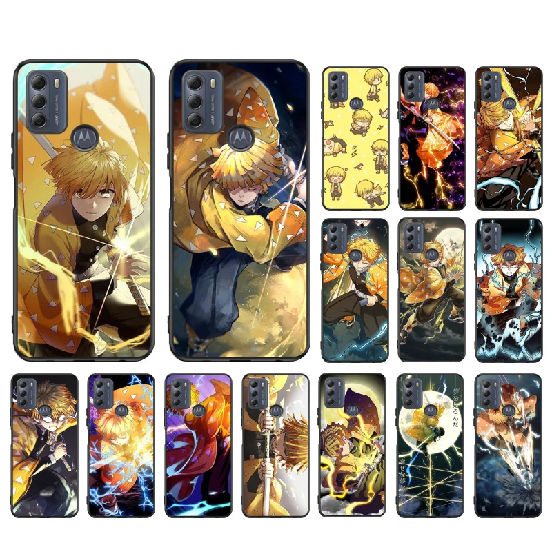 Demon Slayer Agatsuma telefónny puzdro pre Motorola Moto G Stylus 5g G Play G Power g 5g G Pure E20 E32 E40 E13 Edge 50 Pro 50 Fusion