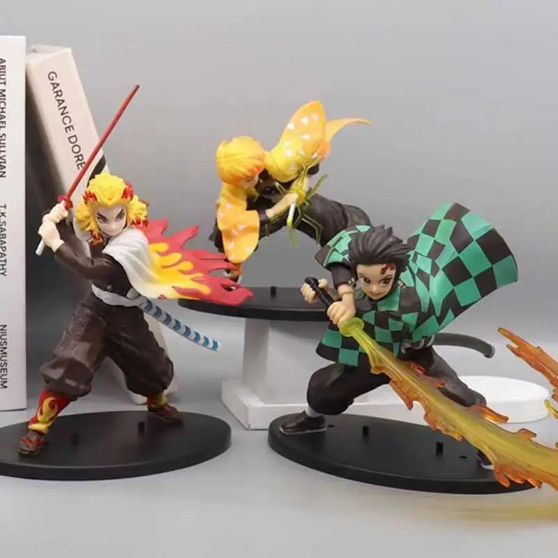 Demon Slayer Anime postava Tanjirou Zenitsu Model Action figum Piv