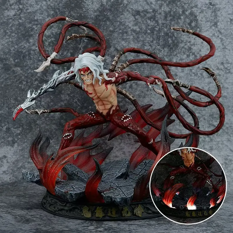 Demon Slayer Blade Anime Obrázok Kibutsuji Muzan Akčné figúrky prívesok hračky Model Model Collection Collection Desktop Dekorácie Boy Darčeky