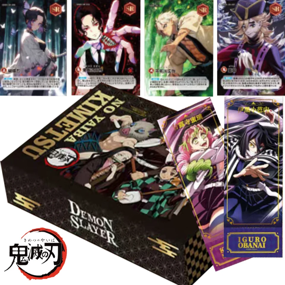 Demon Slayer Games Collection Card Hot Anime Populárna postava Exkluzívne pán Calendar Constellation Cards Doujin Hračky darček