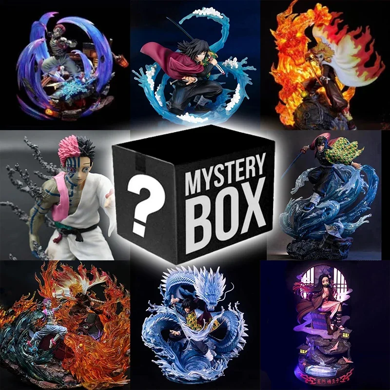 Demon Slayer postava záhadná skrinka Kimetsu yaiba anime najlepšia darček pre animer postavu Lucky Box