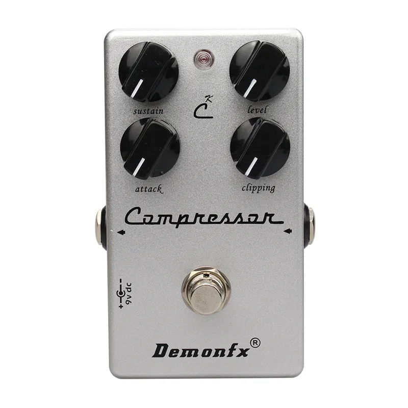 Demonfx kompresor /overdrive /posilňovač vysokokvalitný gitarový efekt s pravým obtokom