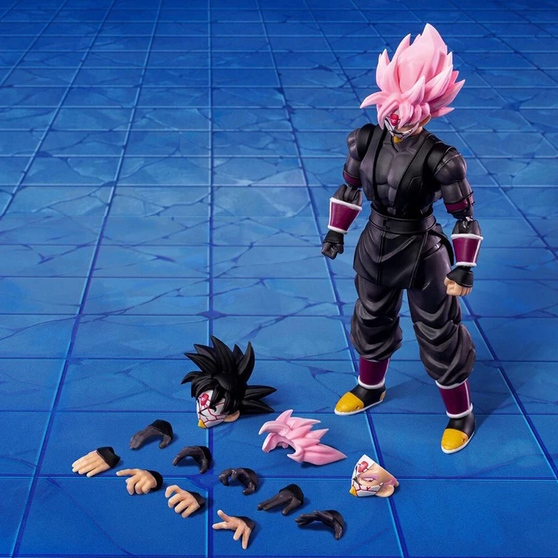 Demoniaal Fit Dragon Ball Z Ultimate Atrocous SHF Black Goku Zamasu Active Kit Action Action Action Figury Hračky Boy Darčeky
