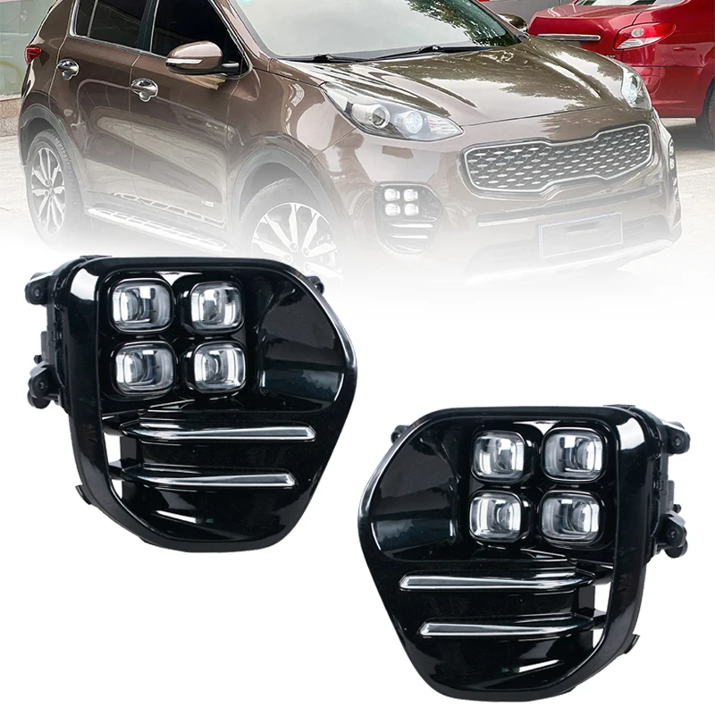Denná lampa pre autá Daytime LED pre Kia Sportage QL KX5 2016 2017 2018