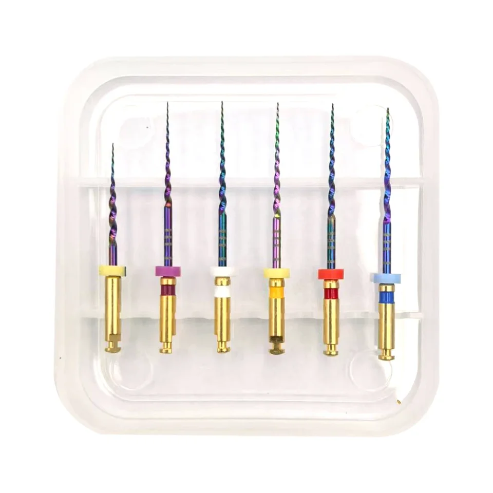 Dental Pro Variabilná kužeľ SX-F3 Rainbow NITI súbory NITI Files súbory zubného motora Používajte zubné endodontické súbory