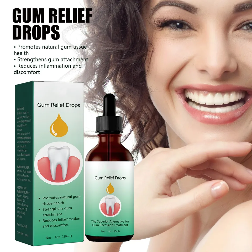 Dentizen Rastth Drops, ďasná za ustupovanie ďasien, ťahanie oleja za zuby a ďasná, omladzujte svoje ďasná s ľahkosťou-30 ml