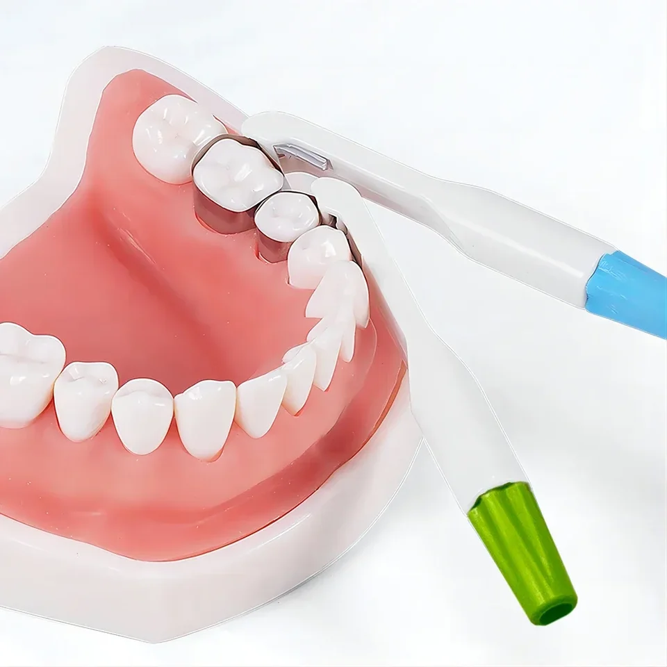 Dentálna maticová páska Matrice Nastaviteľný kruhový systém z nehrdzavejúcej ocele Štandard a zakrivené predtvorené 4,5/6 mm zubné lekárstvo